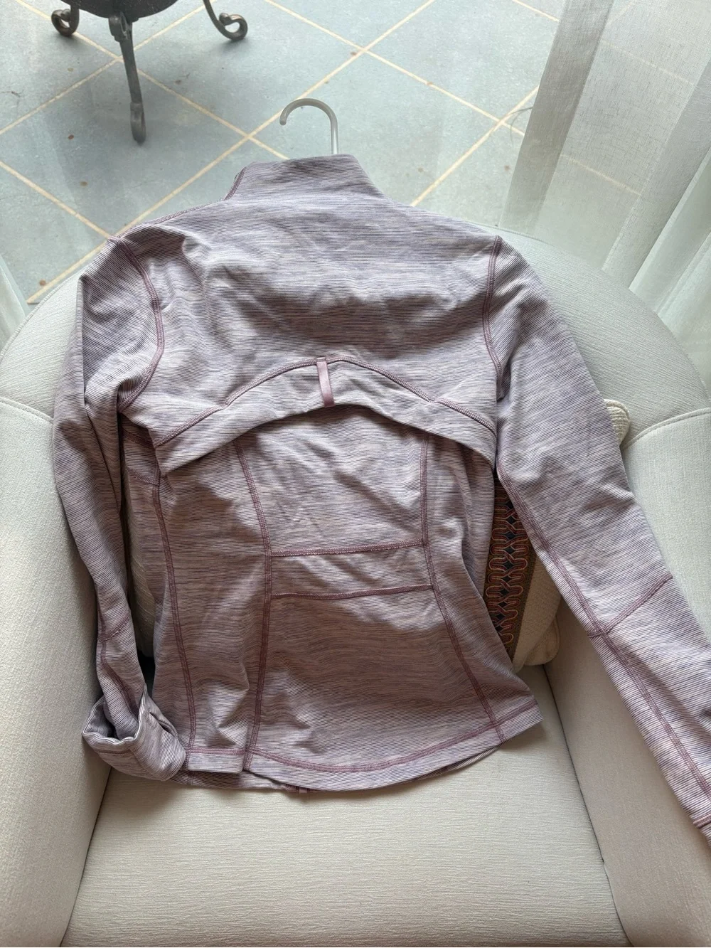 lululemon athletica Heathered Light Mauve Zip-Up Utility Jacket